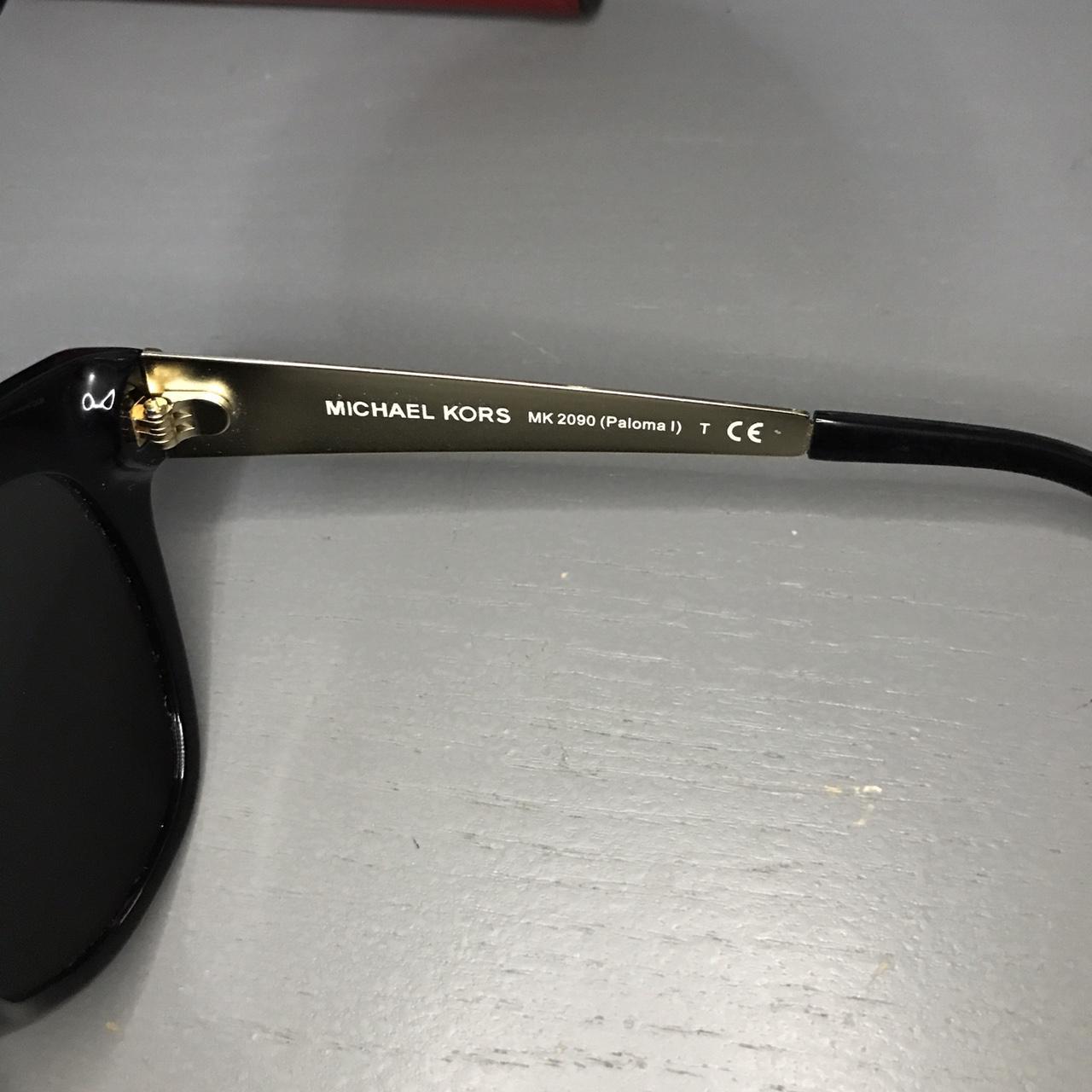 Michael Kors MK 2090 Paloma I black sunglasses with... - Depop