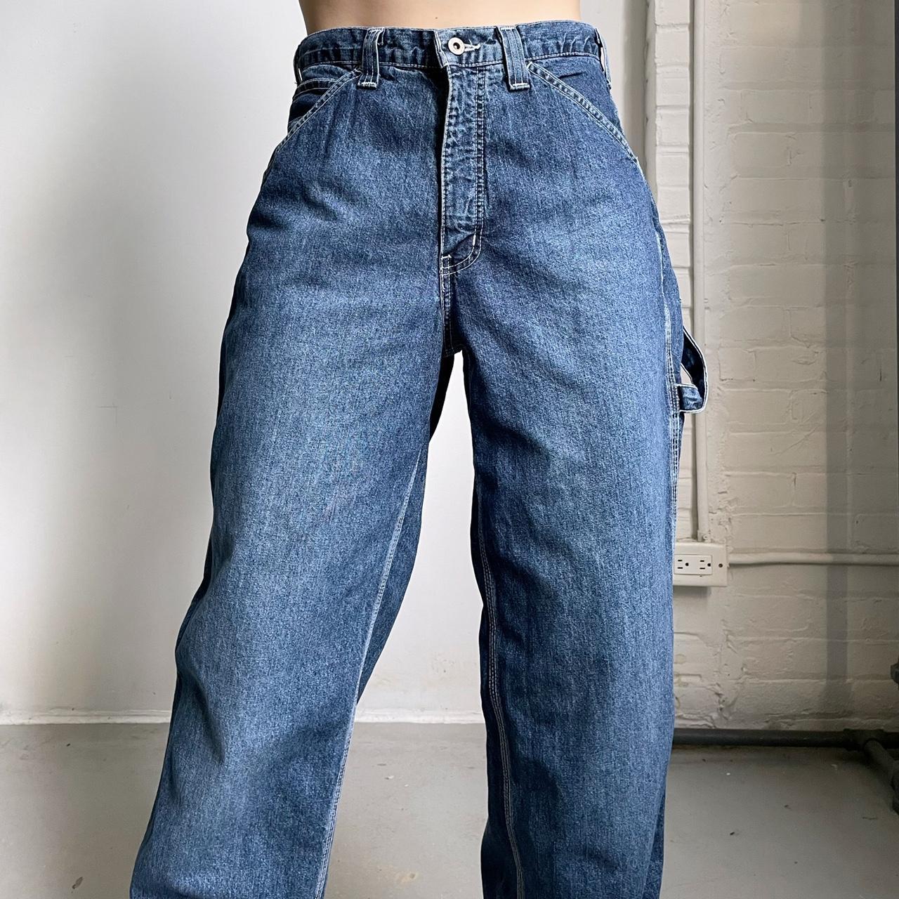 90s vintage highwaisted carpenter jeans Labelled... - Depop