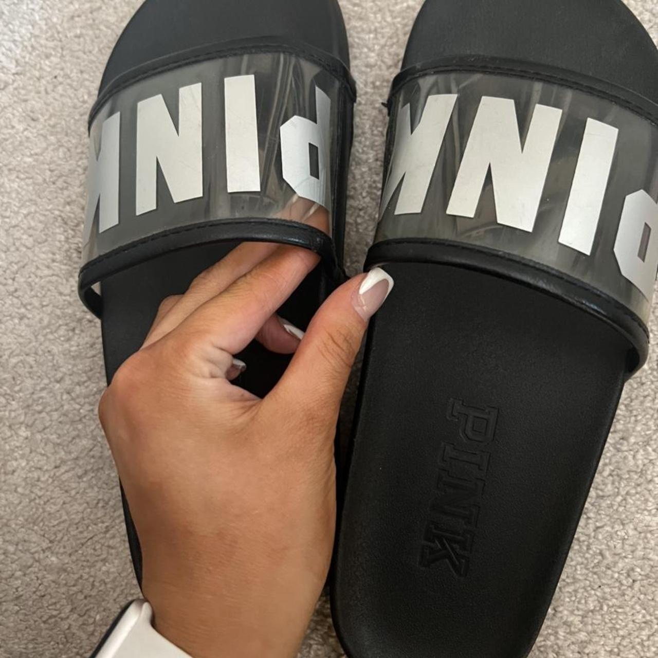 Clear victoria hot sale secret slides