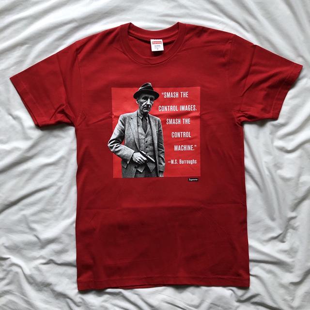 Supreme William S. Burroughs tee in red. Never worn,... - Depop