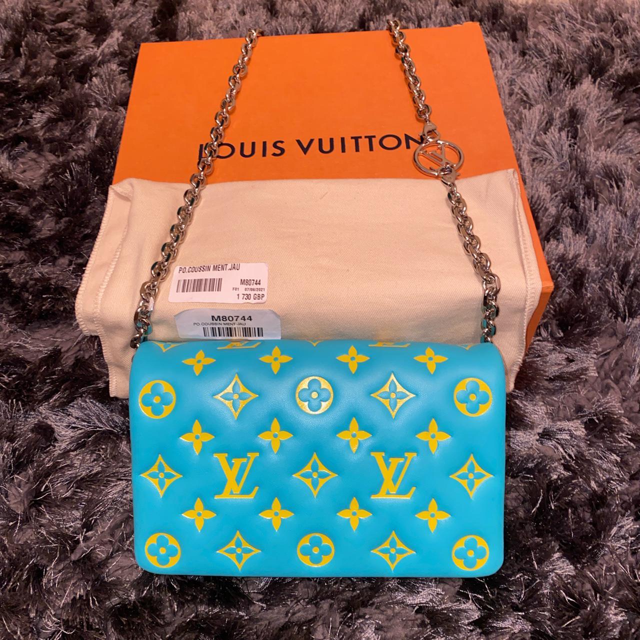 Brand new green Louis Vuitton coussin bag perfect - Depop