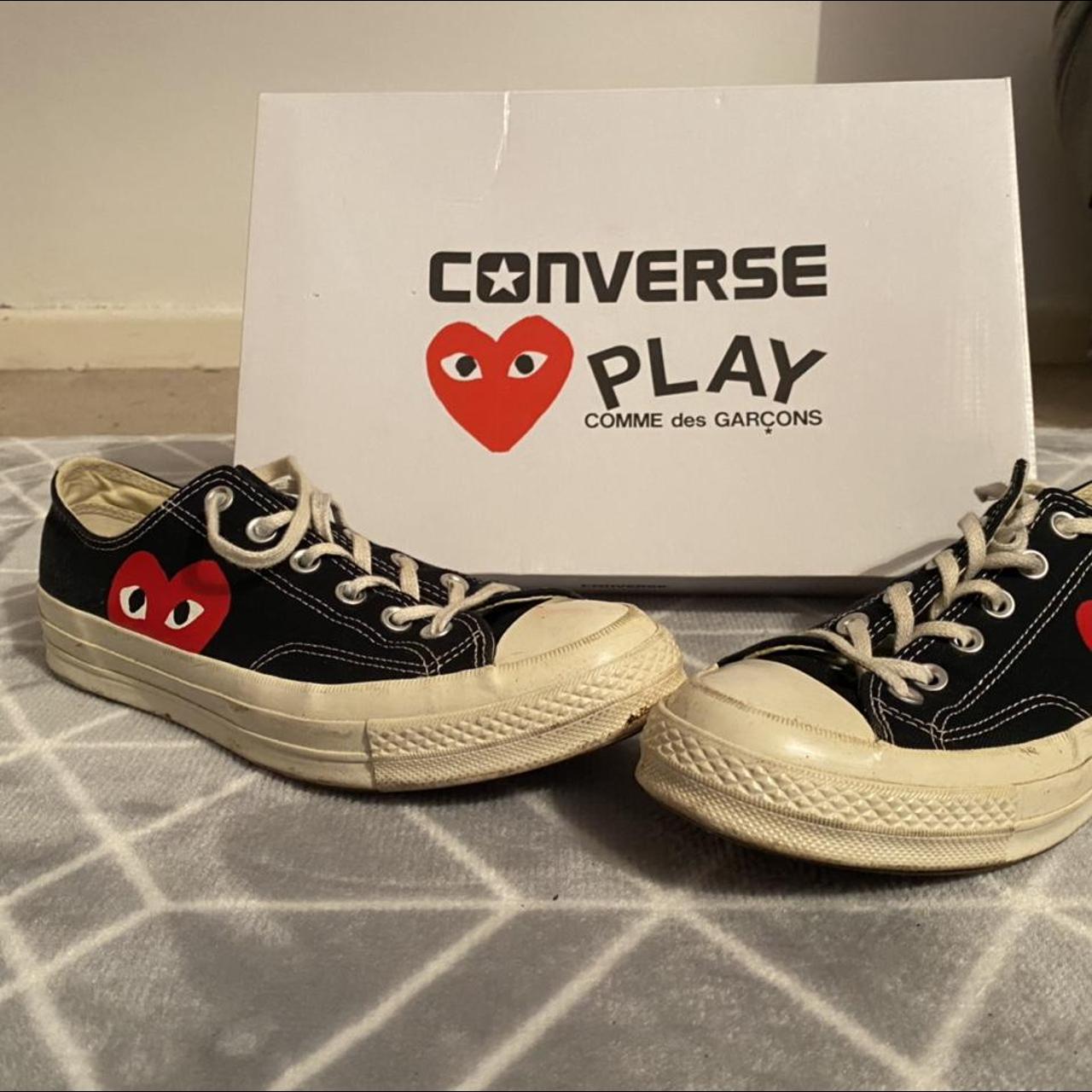 comme des garcons converse size 8