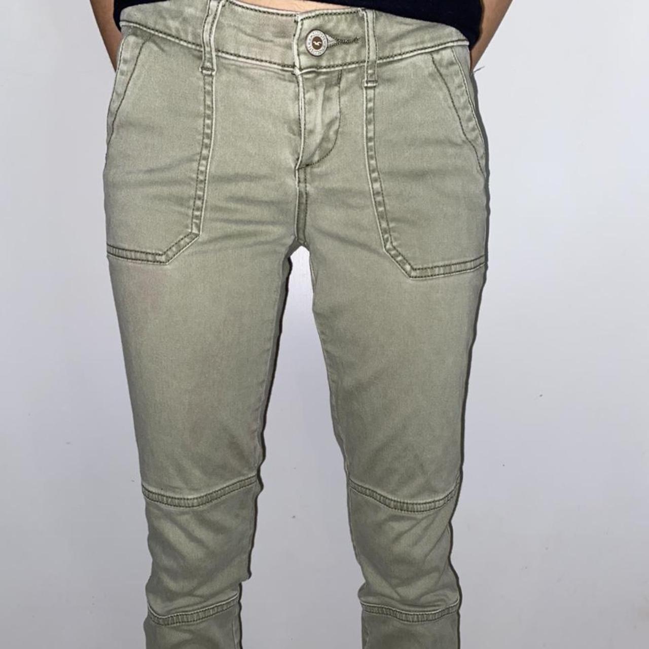 Hollister store green jeans