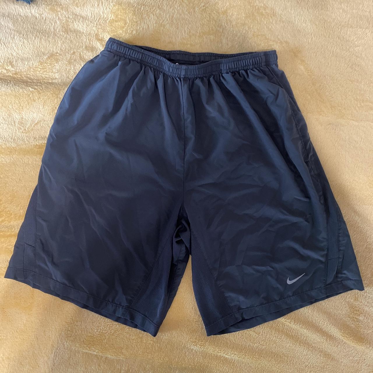 nike sweat shorts cut off