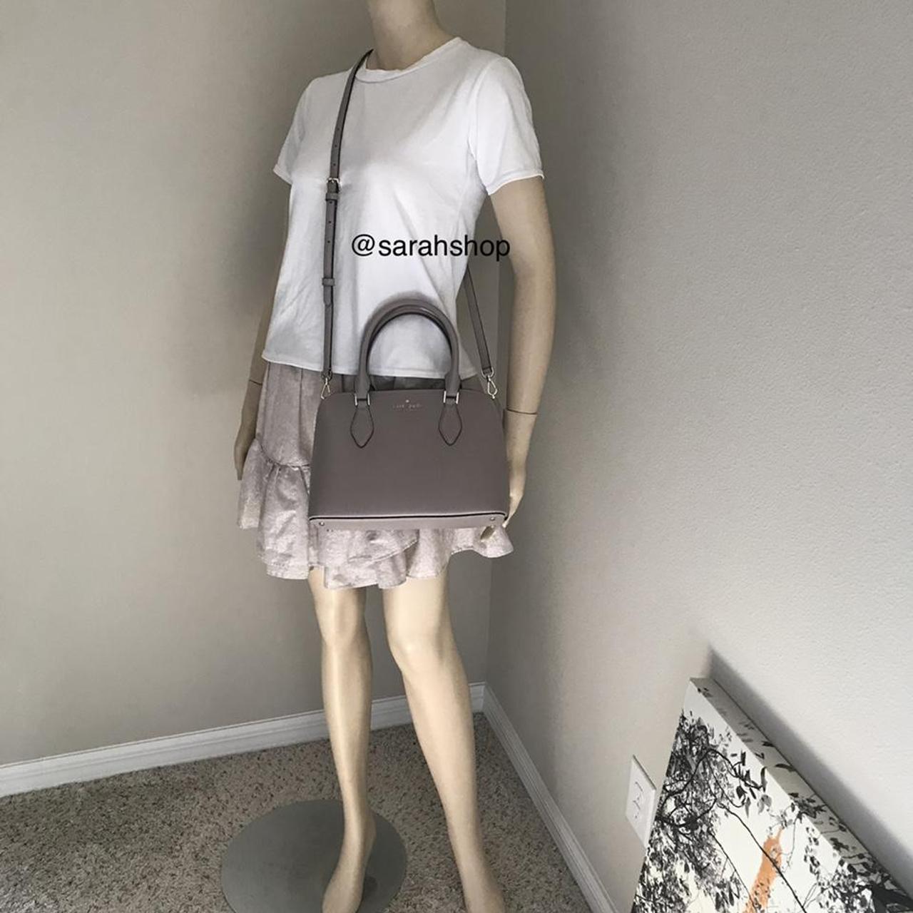Kate Spade - Grey Dominique Satchel Bag – Current Boutique