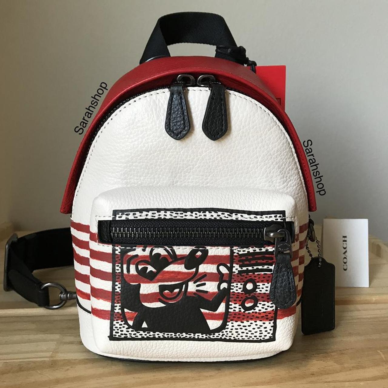 Coach X Mickey Mouse Mini Backpack. Depop