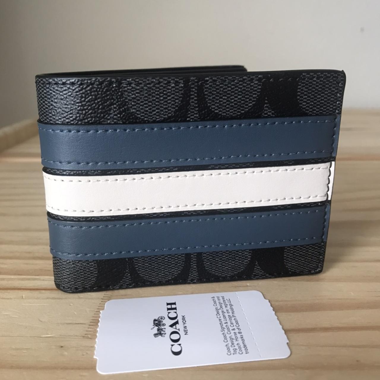 coach mens wallet zipper