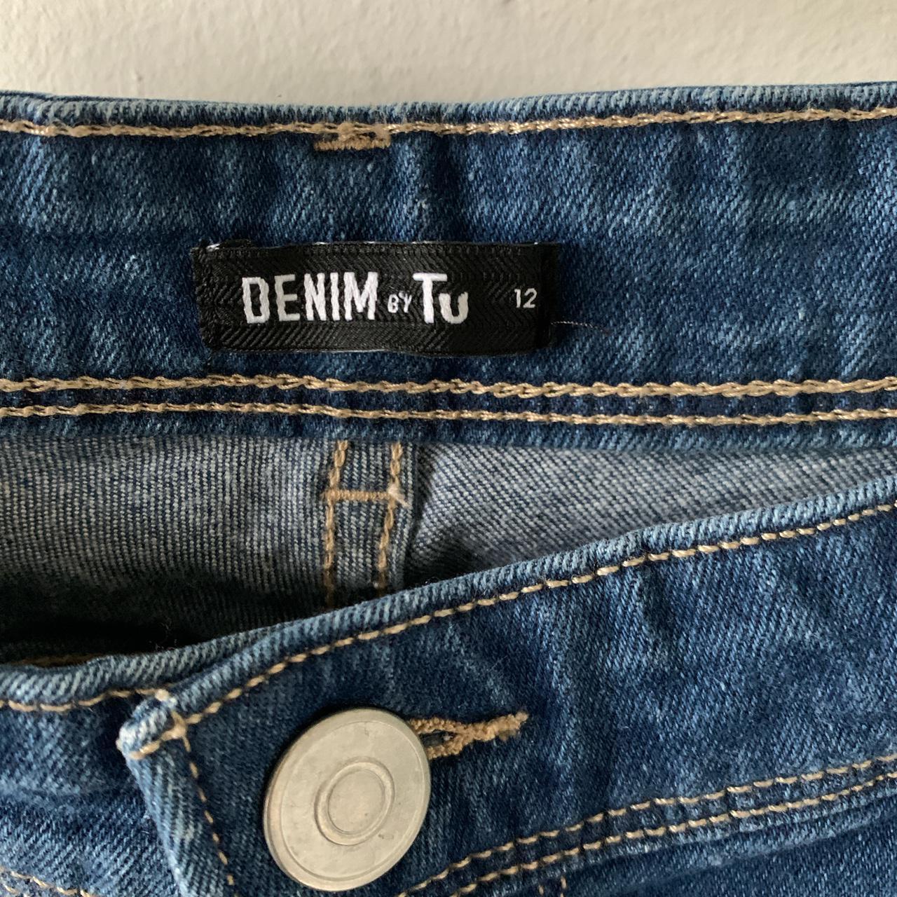 Tu Denim jeans Tu denim jeans!! Hem detail, split... - Depop