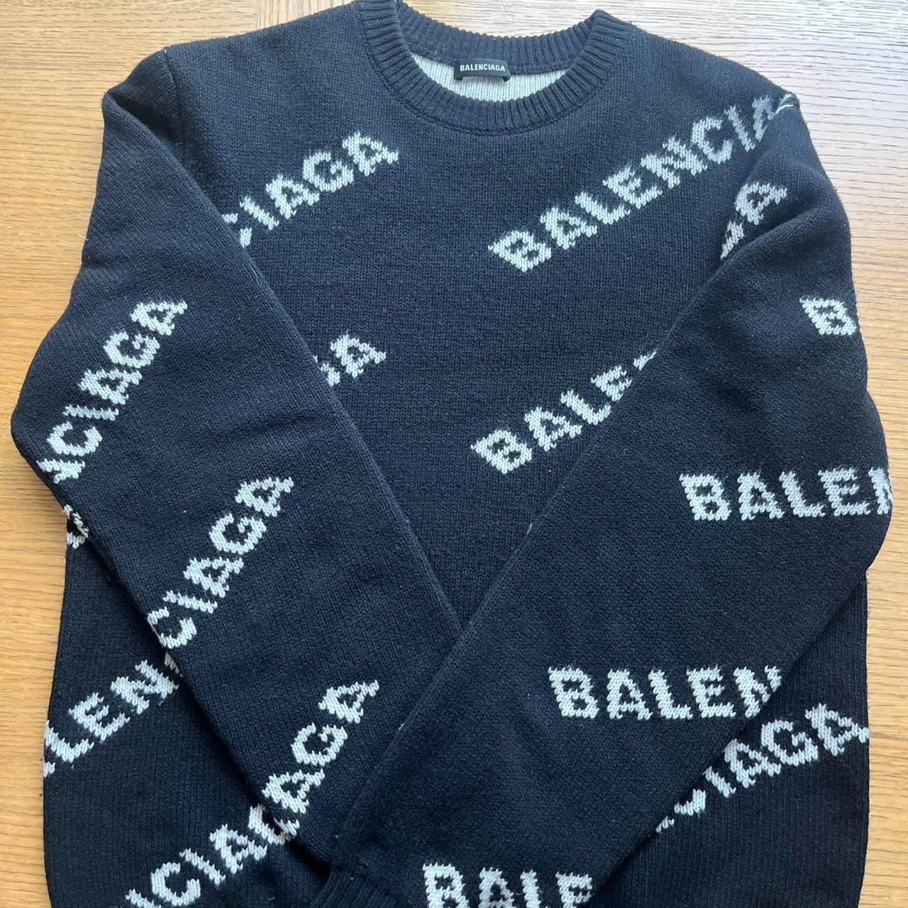 balenciaga white jumper