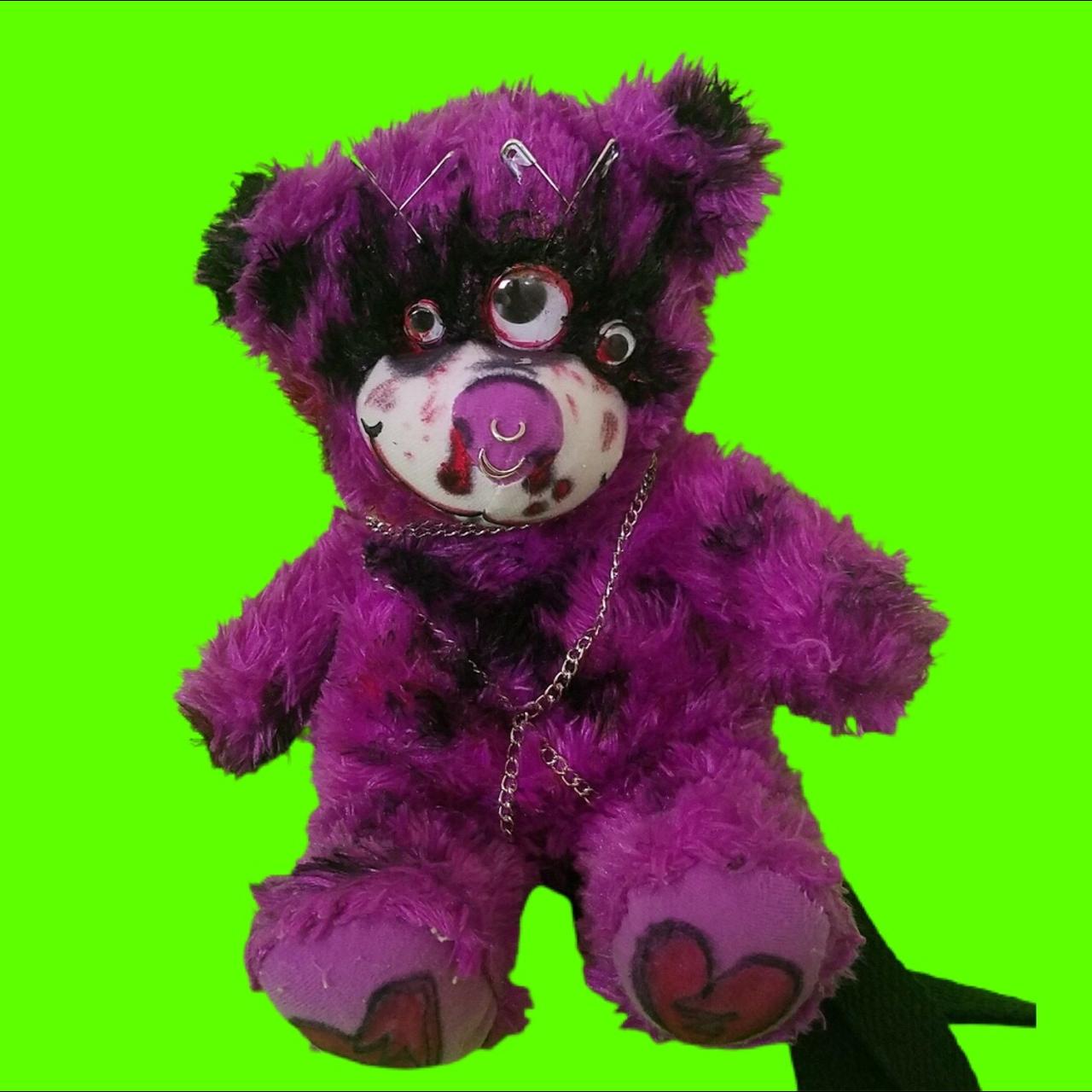 emo bear plush