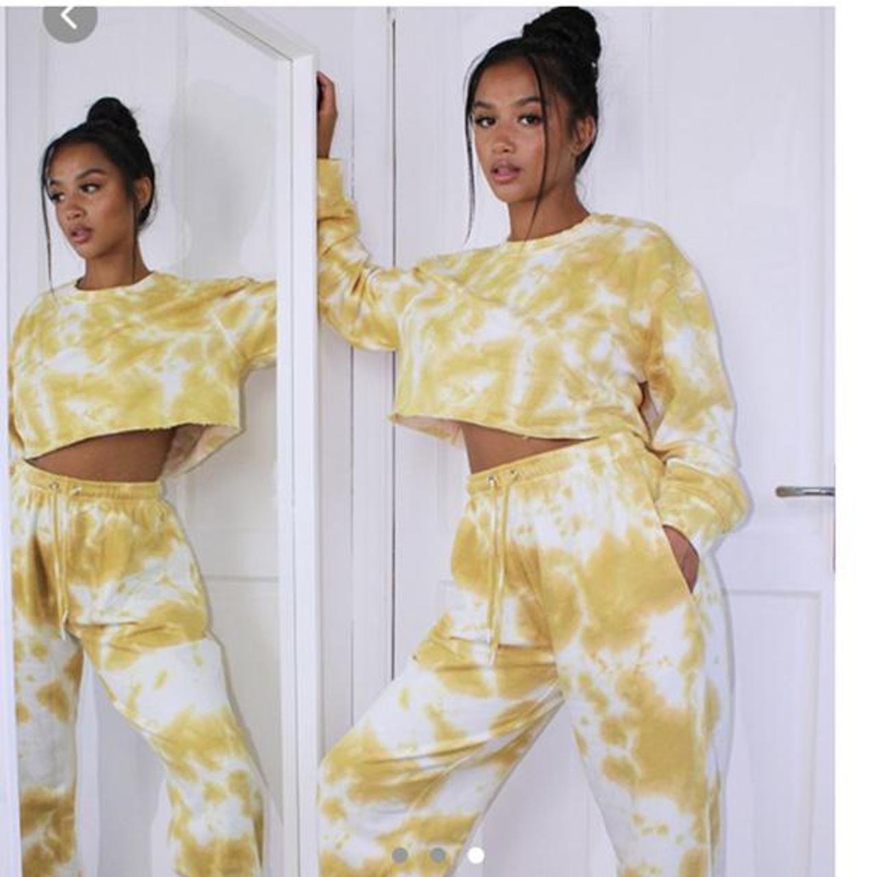 mustard tracksuit womens