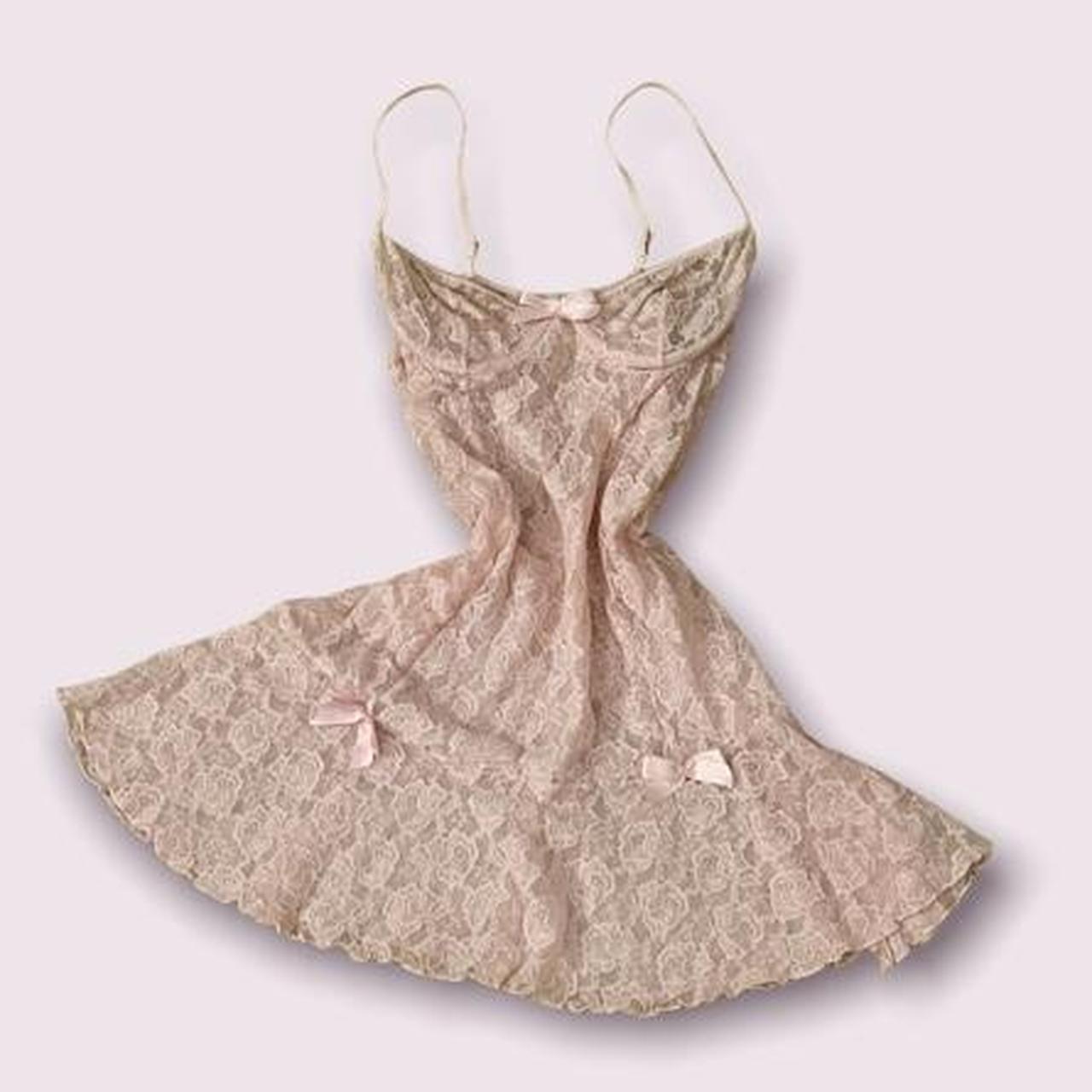 ICONIC RARE MADISON BEER PINK BABYDOLL SLIP DRESS... - Depop