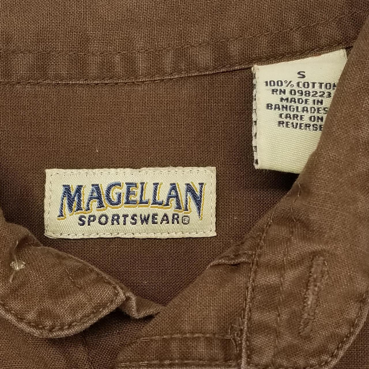 MAGELLAN SPORTSWEAR BUTTON SHIRT I SHIP FAST... - Depop