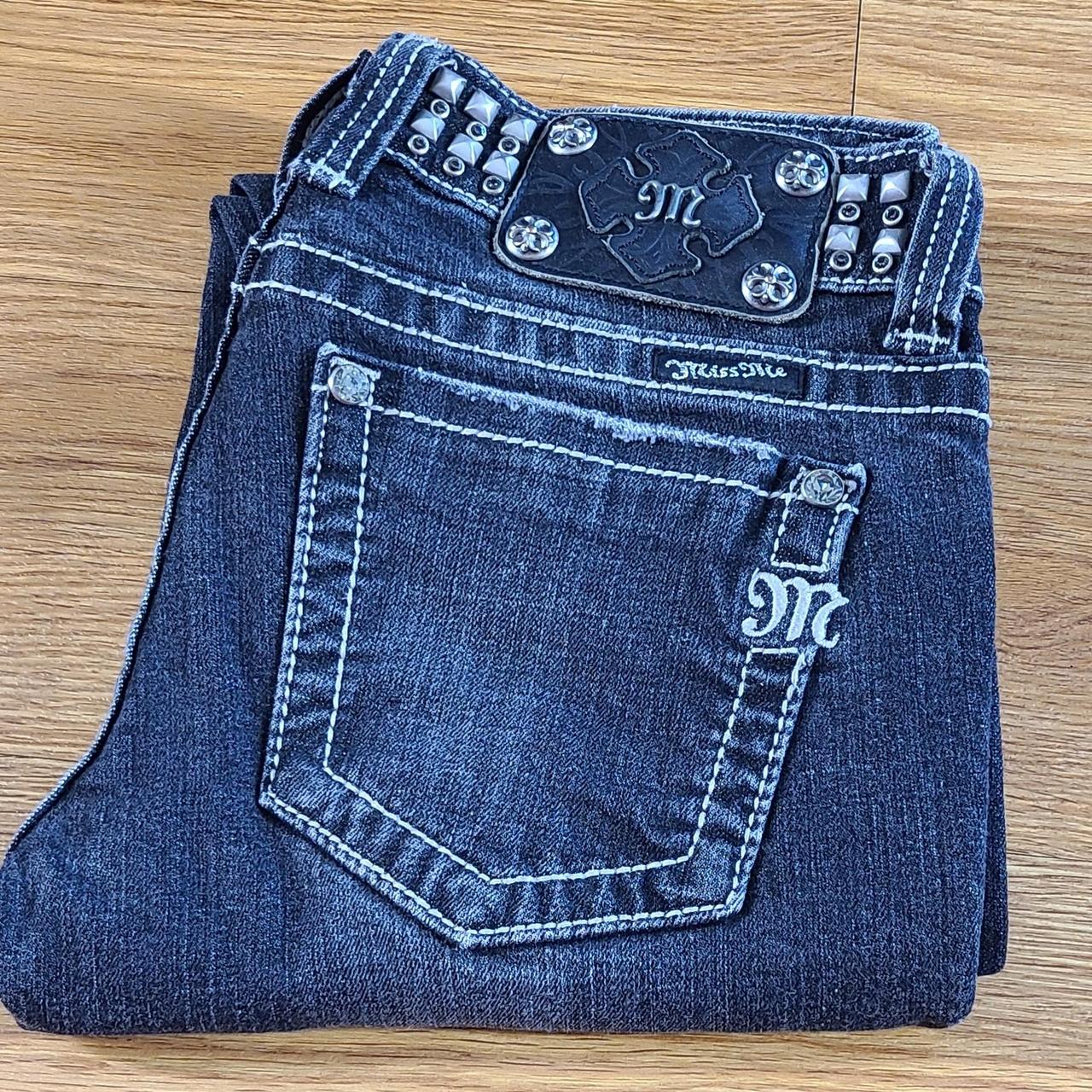 MISS ME JEANS 27, SKINNY, LIKE NEW FEEL I SHIP FAST!... - Depop