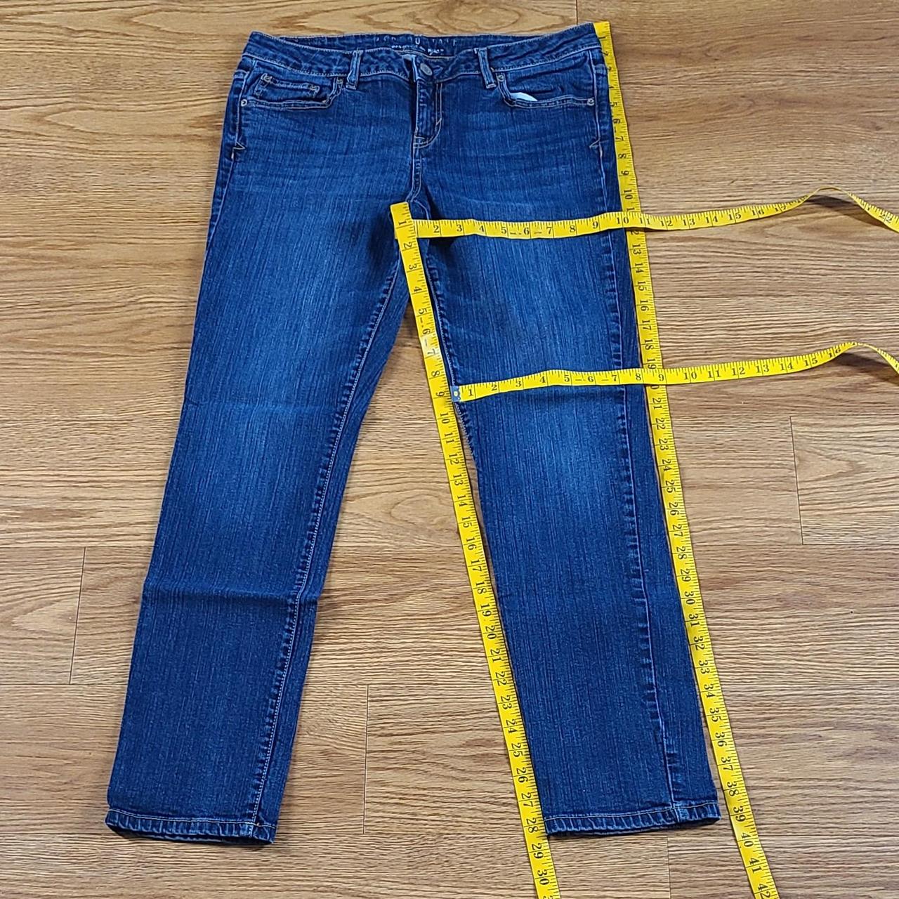 AEROPOSTALE JEANS SKINNY HIGH-RISE DARK WASH DENIM I... - Depop