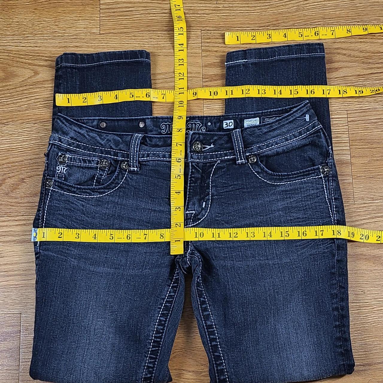 MISS ME JEANS 30 SKINNY, DARK WASH, LIKE NEW FEEL, I... - Depop