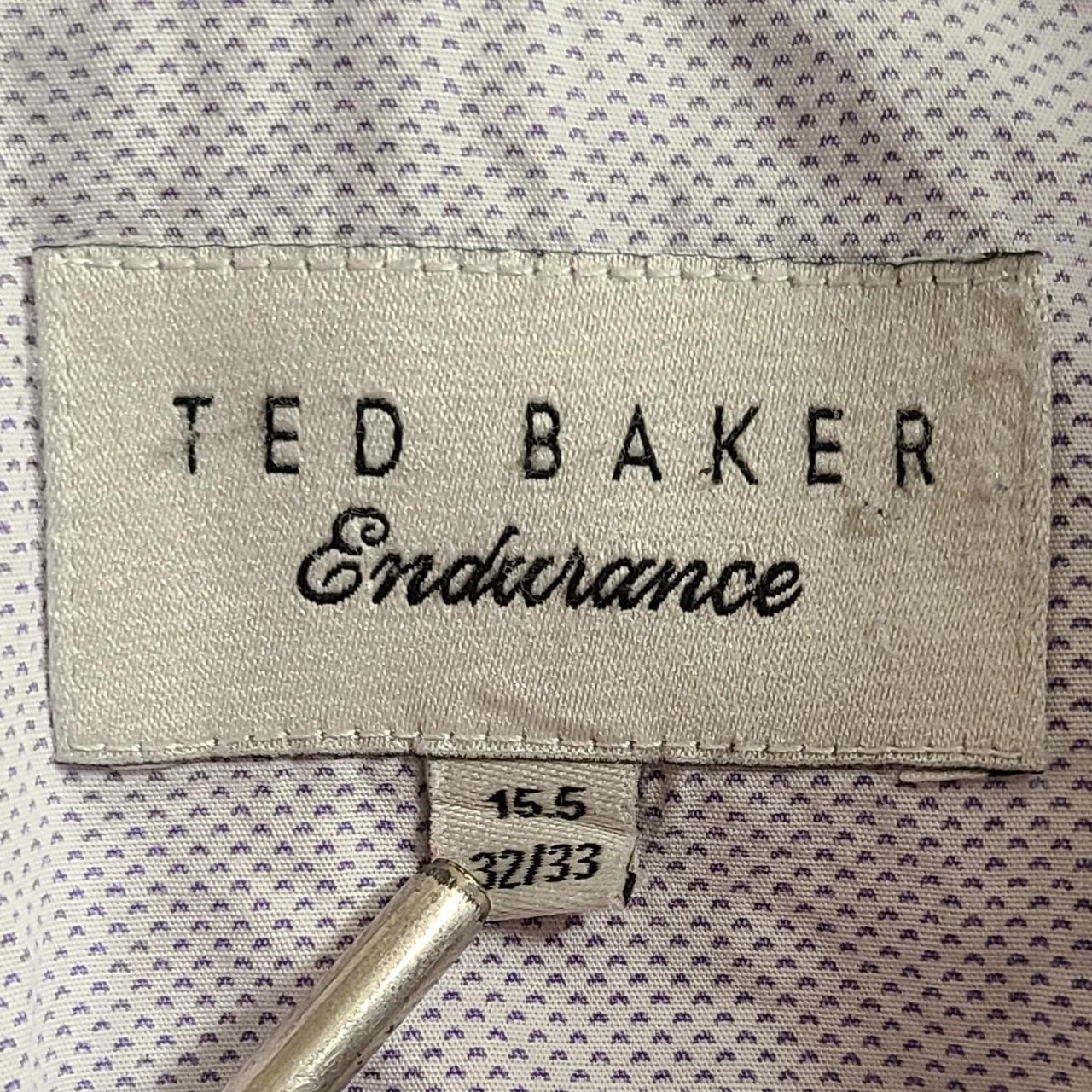 VINTAGE TED BAKER ENDURANCE BUTTON DRESS SHIRT MICRO... - Depop