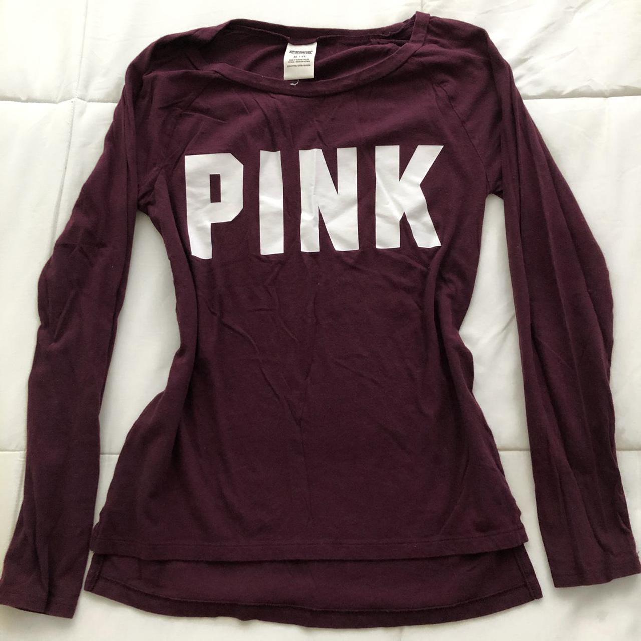 Victorias Secret PINK long sleeve top - size... - Depop