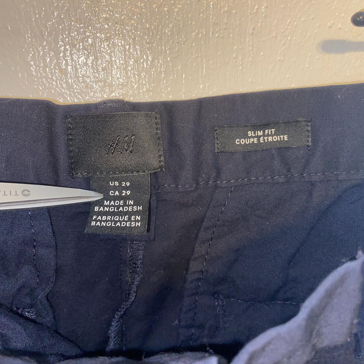 Navy Blue Pants In great condition, very minor... - Depop