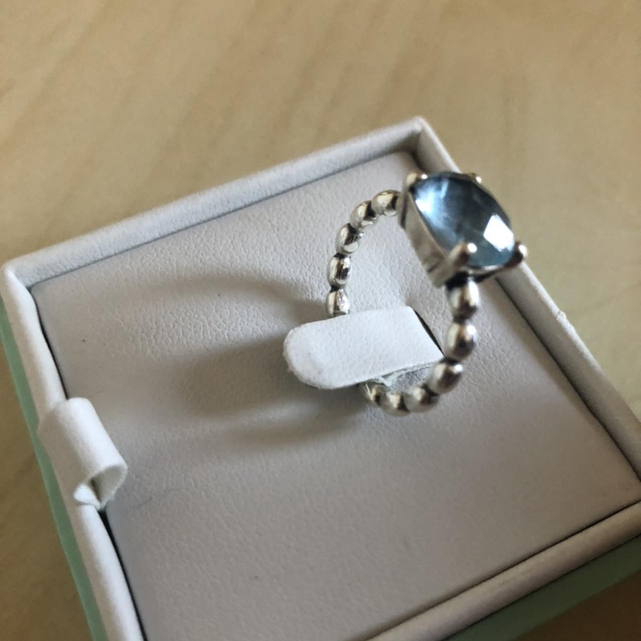 Pandora on sale anello azzurro