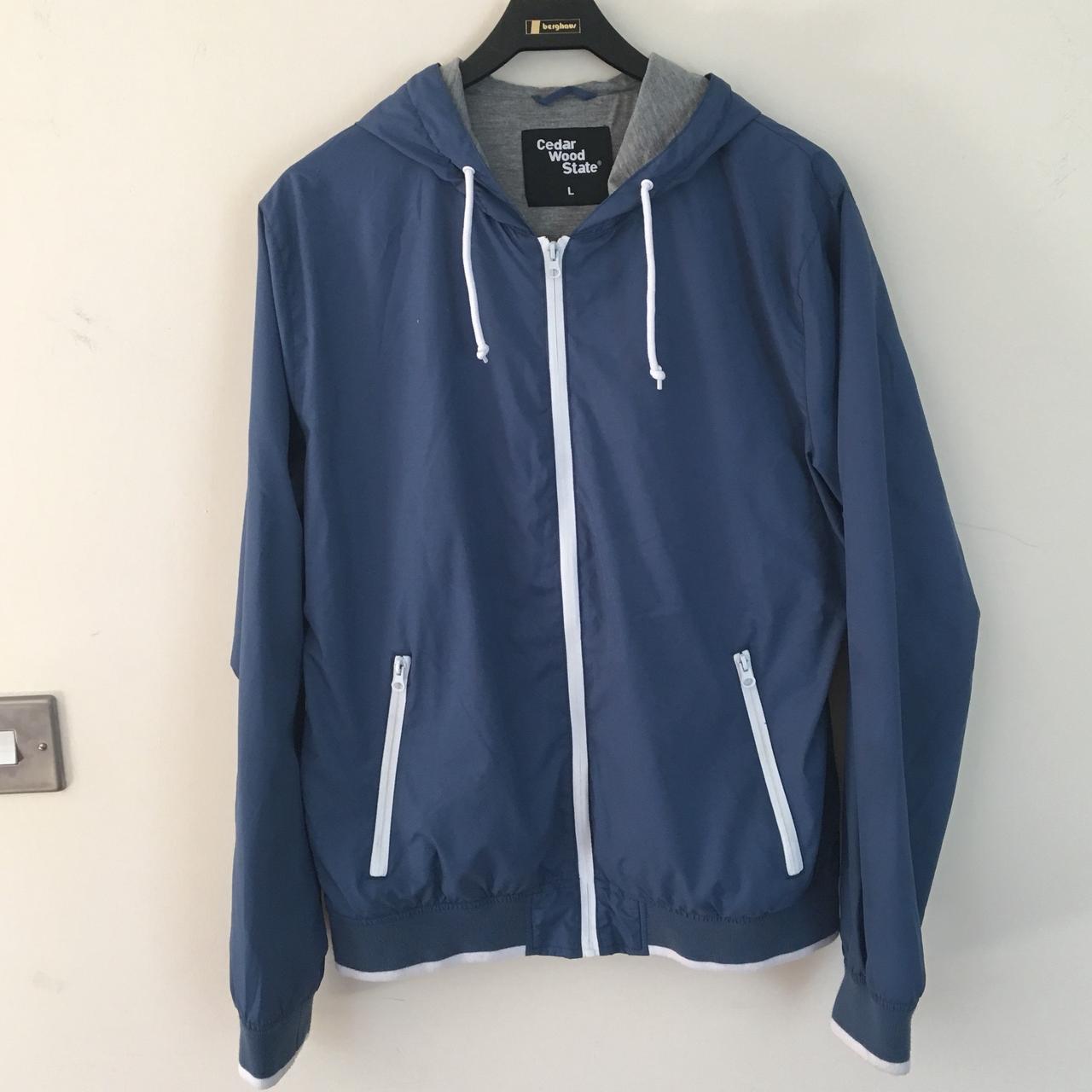 Primark Men's Blue Jacket Depop