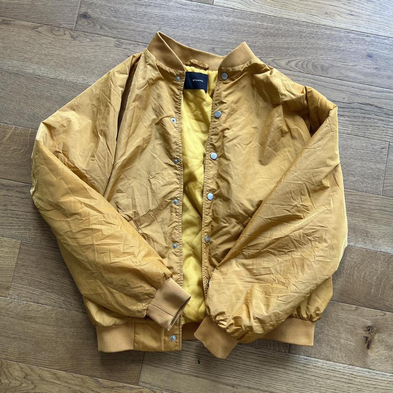 STAMPD BOMBER JACKET IN MUSTARD YELLOW 💛💛💛 perfect... - Depop