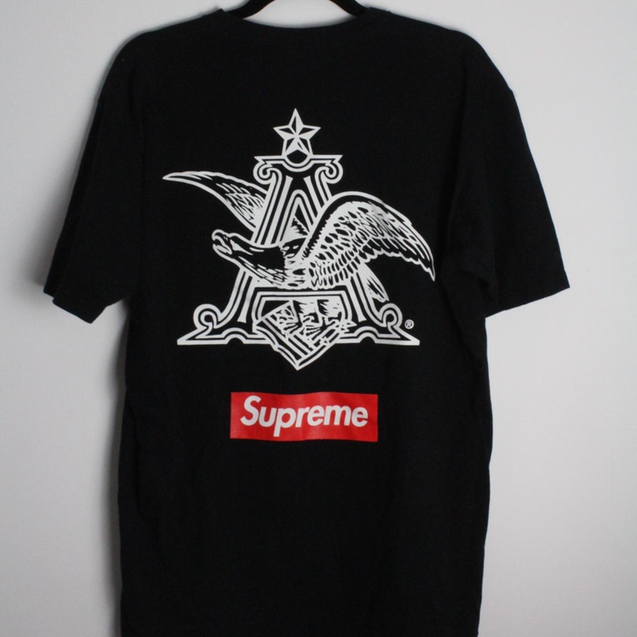 Supreme x Budweiser 2009 Tshirt. Size large. All... - Depop