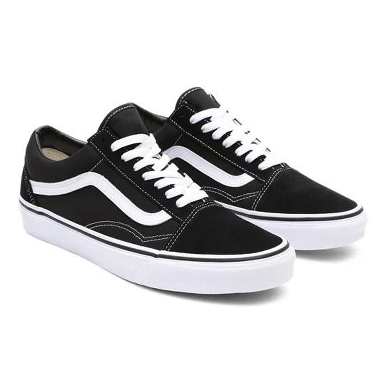 black vans size 2