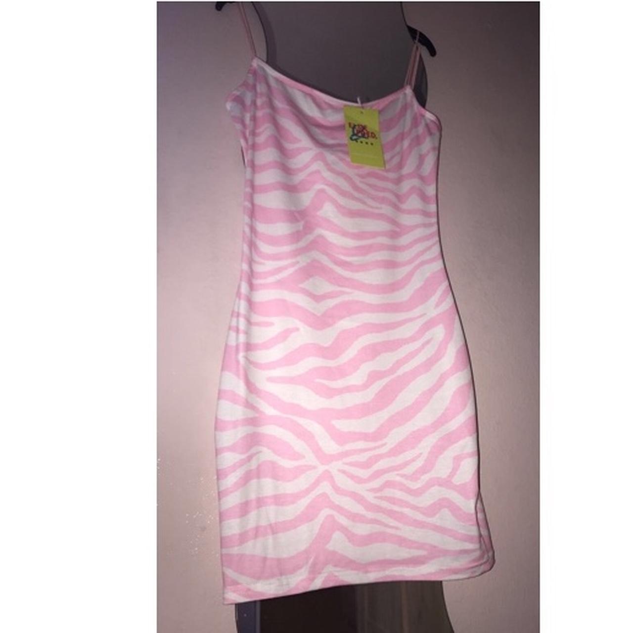 Elsie and Fred pink zebra print dress Not sold Depop