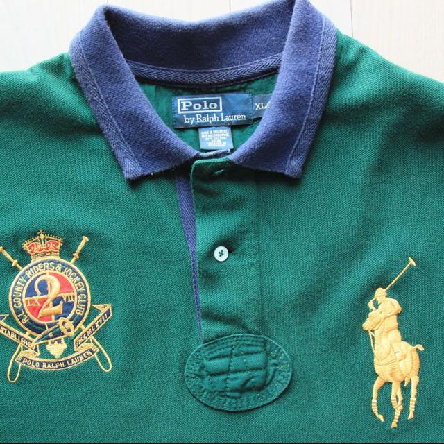 Ralph Lauren big pony New York polo. Navy. Men's - Depop