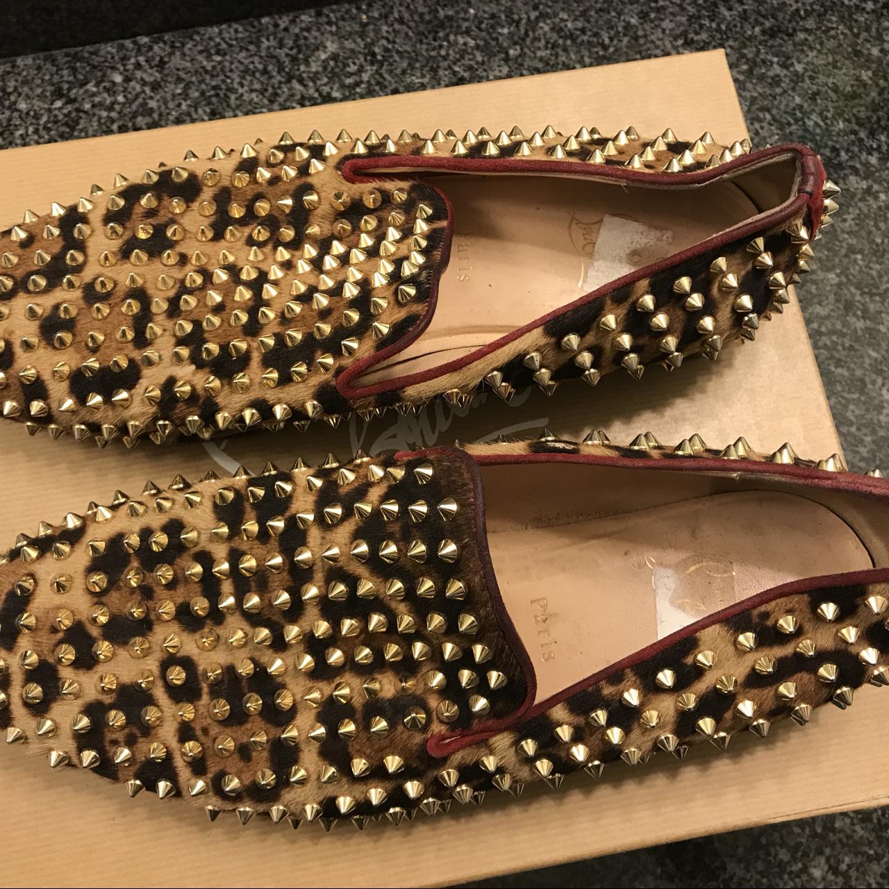 Preowned Christian Louboutin Rollerboy Spikes men's... - Depop