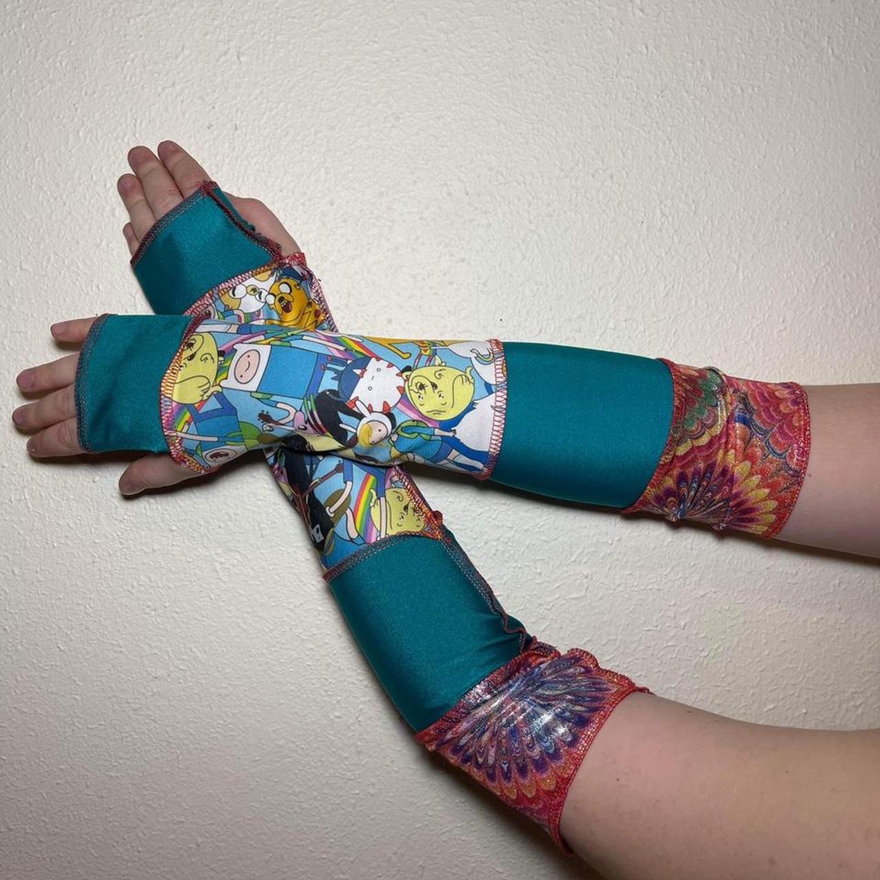 Handmade patchwork arm warmers Completely handmade... Depop