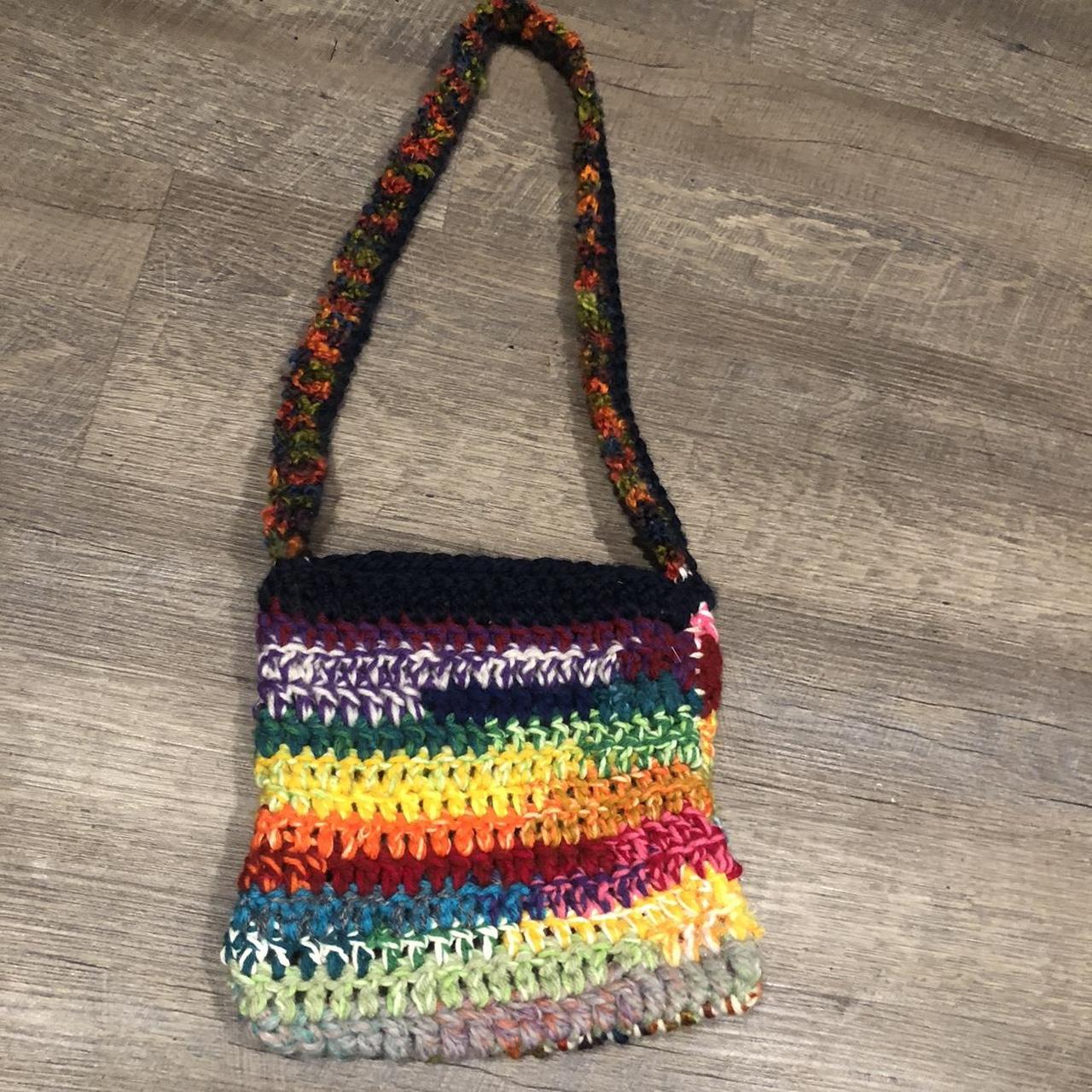 Handmade Crochet Crosia Bag for Women, Sling Purse Bag | Aticue Decor