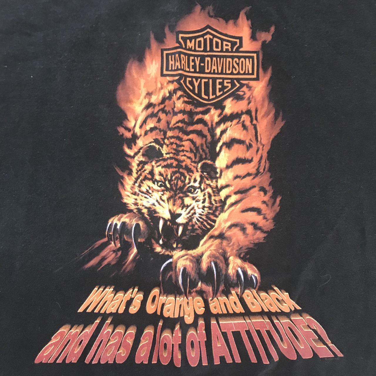 Harley davidson tiger hot sale shirt