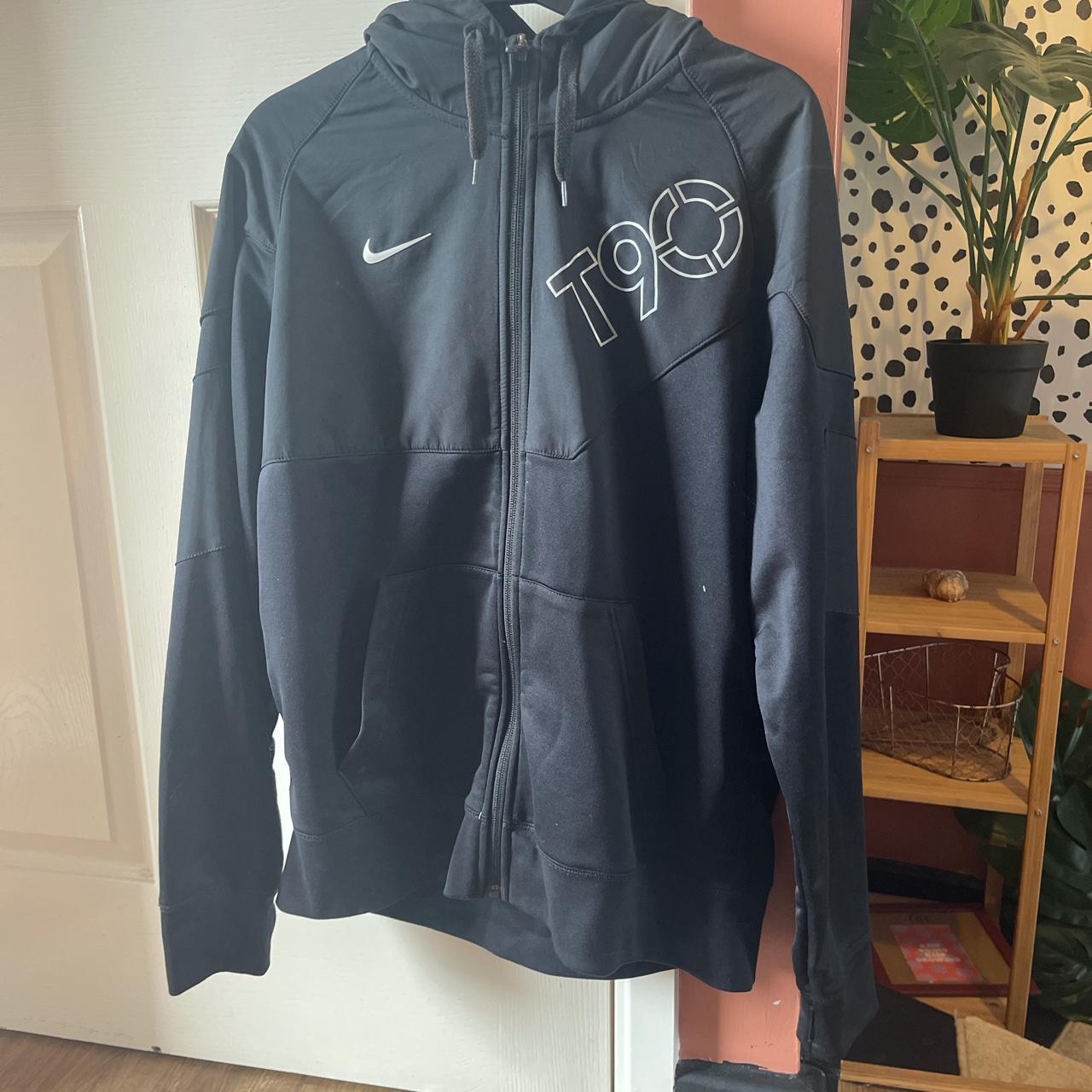 Nike black T90 jacket size medium - Depop