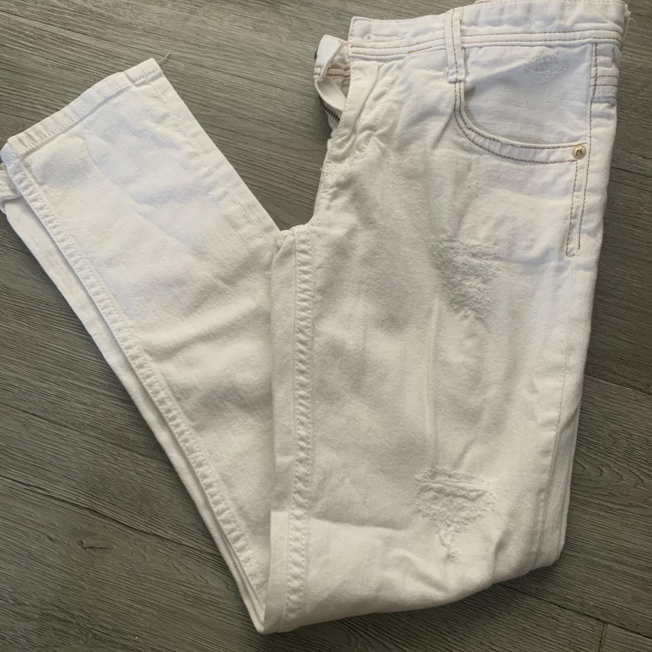 Guess Women's White Jeans | Depop