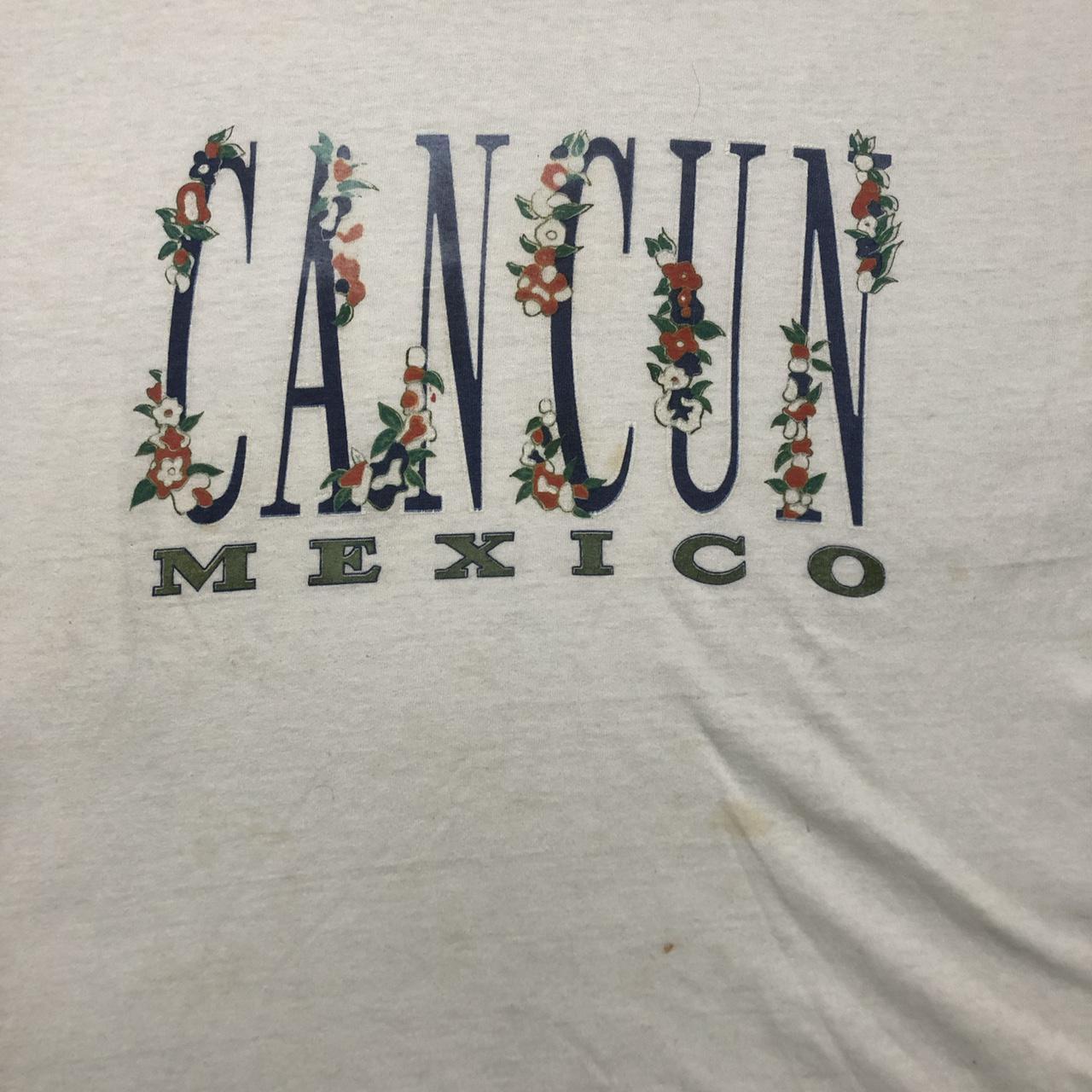 Y2K Cancun, Mexico Shirt Size L clean cancun mexico... - Depop