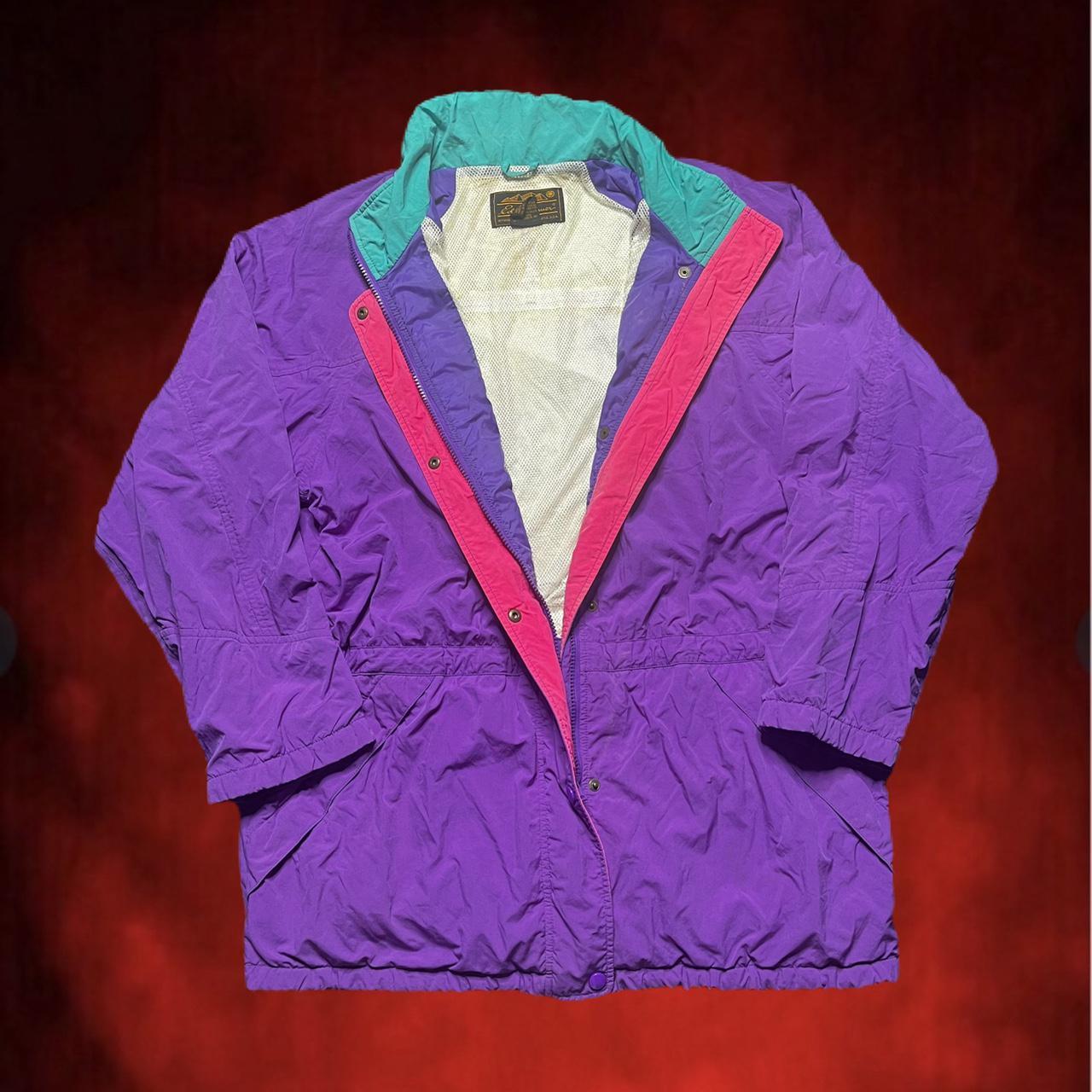 eddie bauer purple jacket