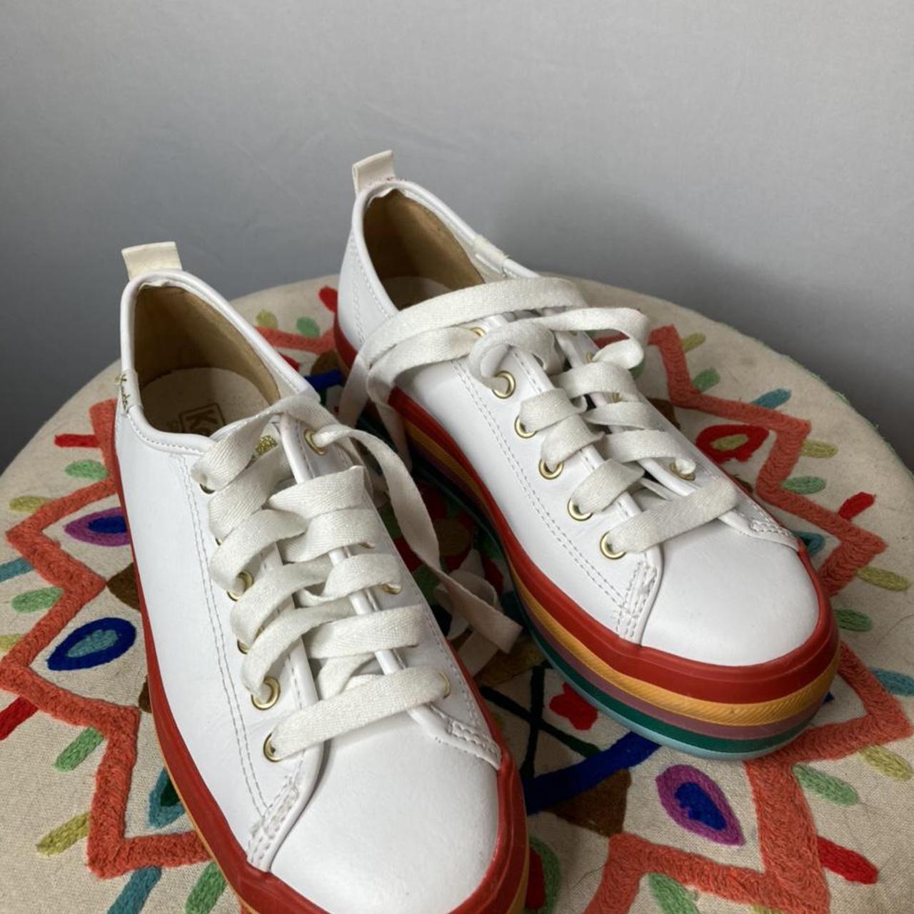 keds platform rainbow