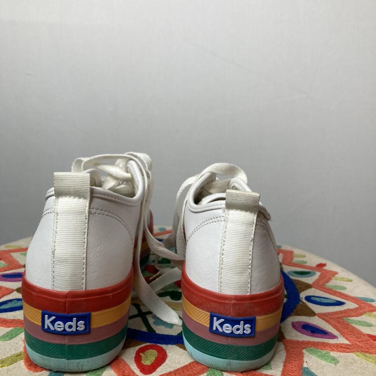 keds platform rainbow