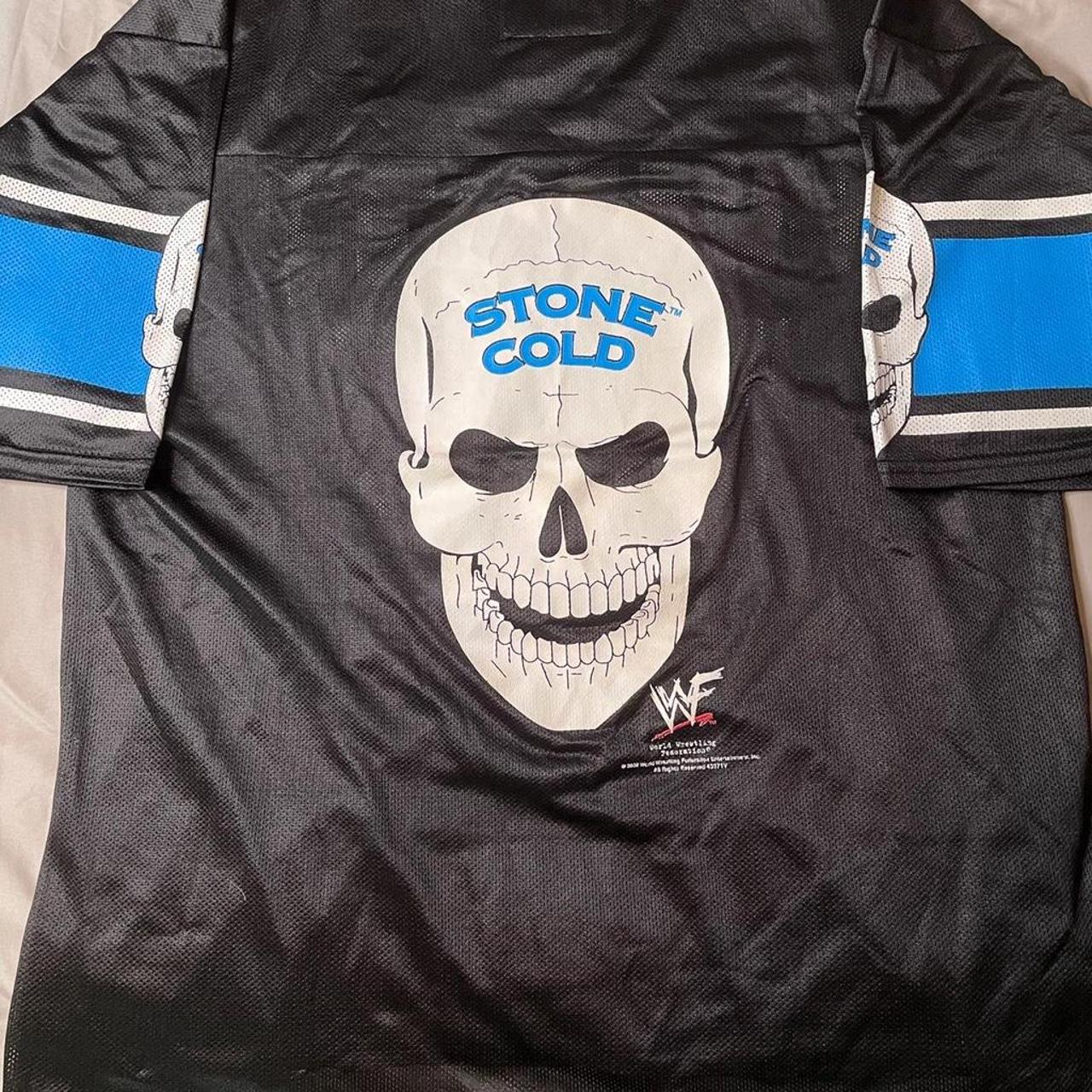 Vintage 2002 WWF Stone Cold What What What Skull... - Depop