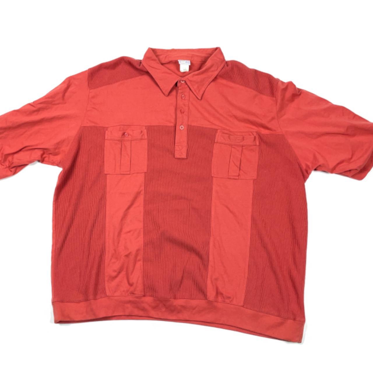 90s dad style short-sleeve polo shirt Casual Joe by... - Depop