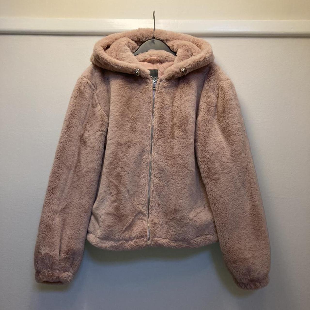 primark pink fluffy jacket