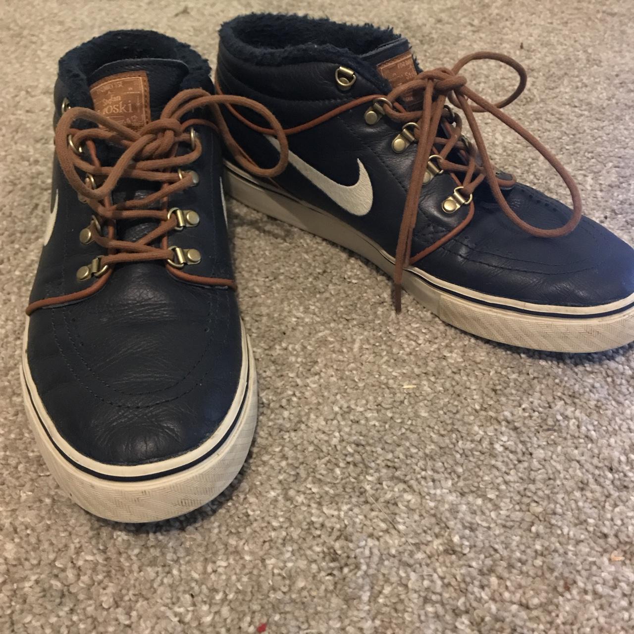 Nike SB Stefan Janoski Leather Obsidian Size