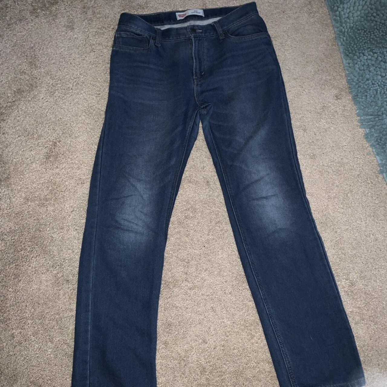 Levi straight leg jeans! -thrifted item -great... - Depop