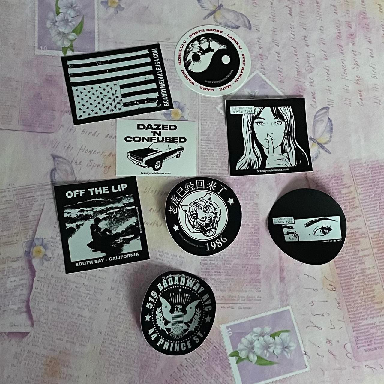 brandy melville stickers 13 for 65 stickers free depop