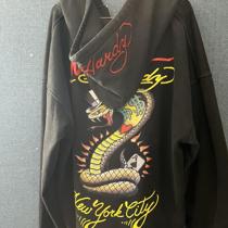 Unknown London X Ed Hardy zip up hoodie Size -... - Depop