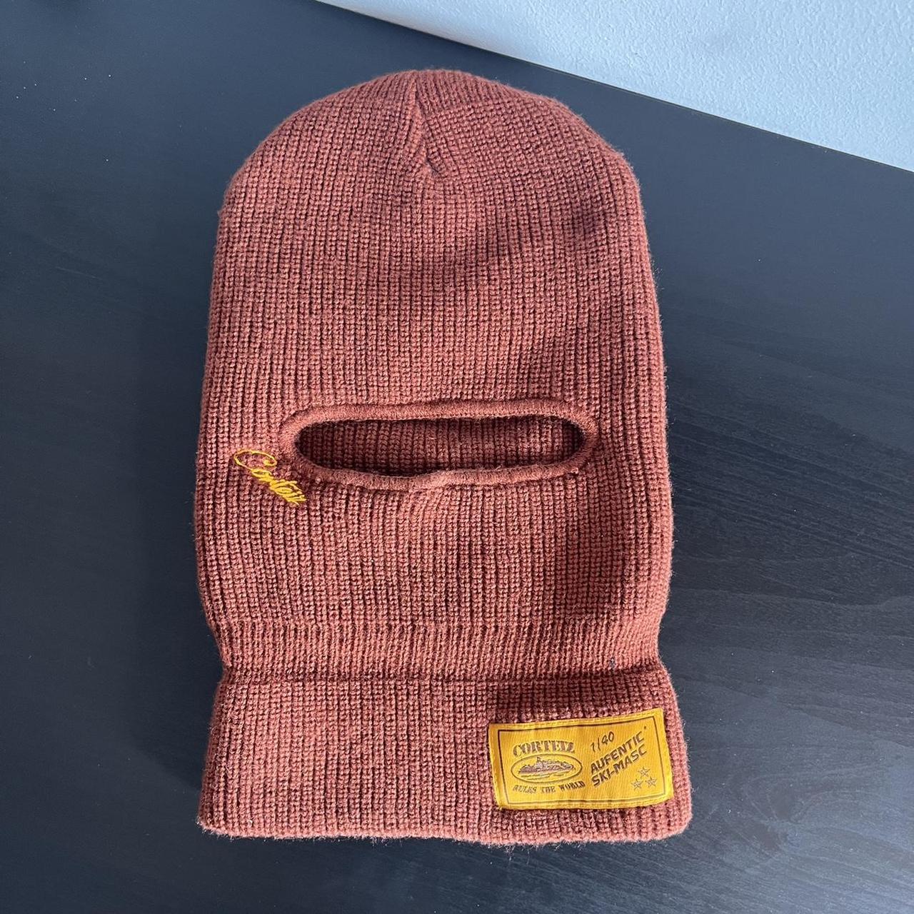 Corteiz Balaclava/Beanie Brown/Yellow 💧 Very rare,... Depop