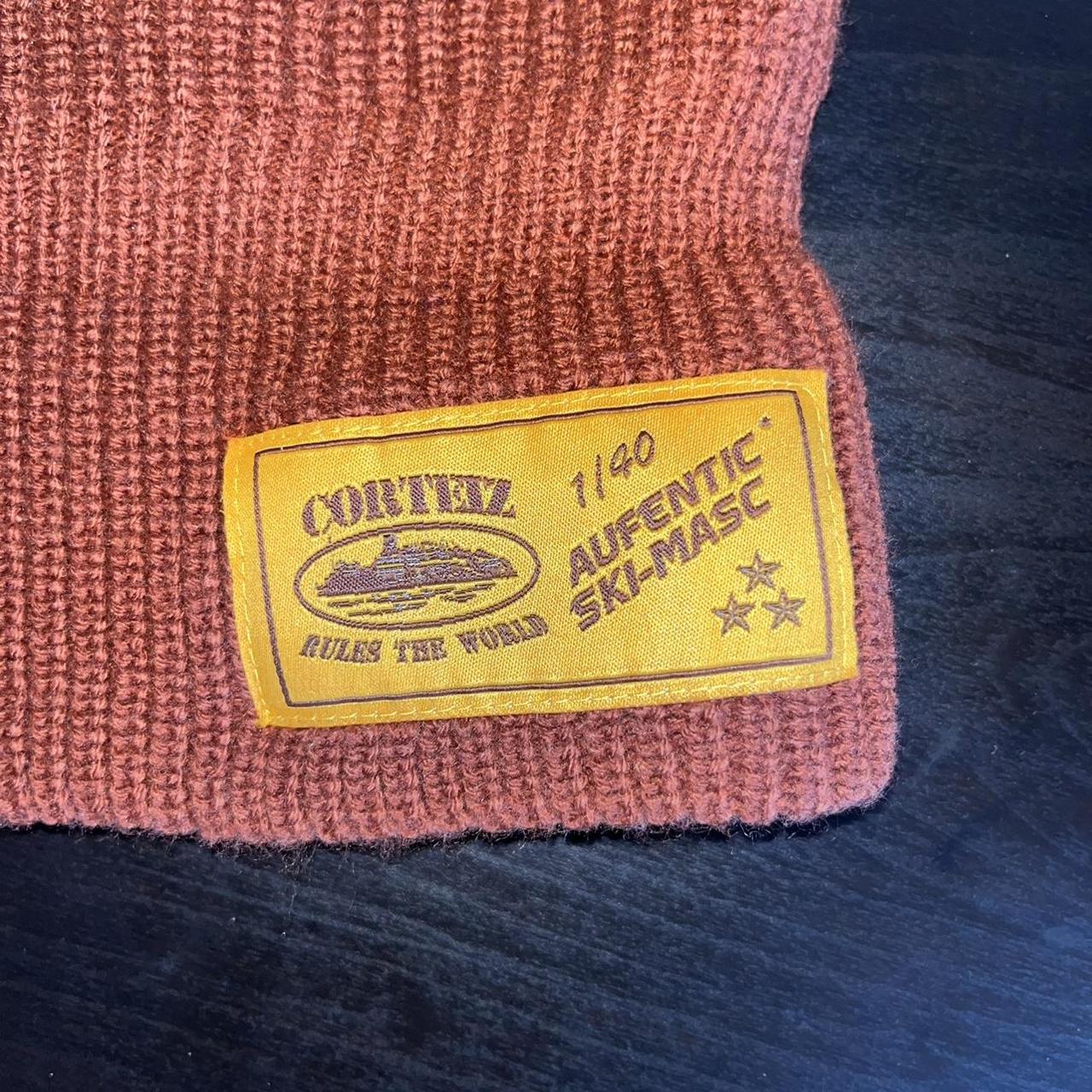 Corteiz Balaclava/Beanie Brown/Yellow 💧 Very rare,... Depop