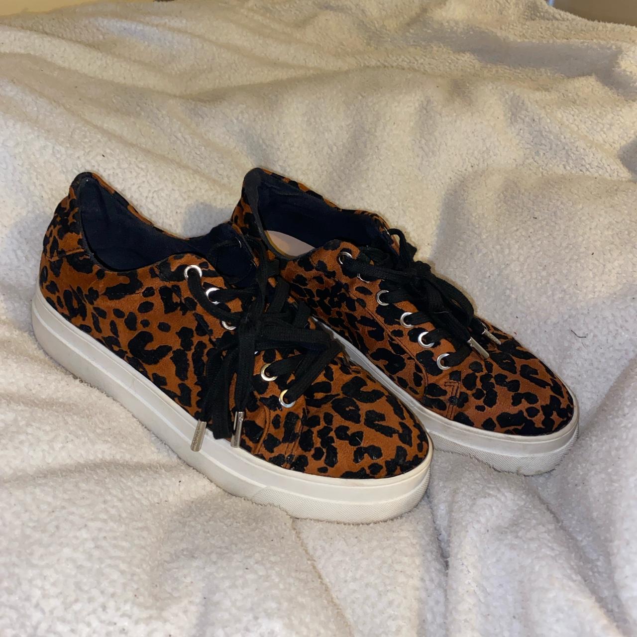 Topshop animal store print shoes